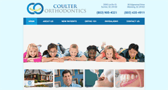 Desktop Screenshot of coulterorthodontics.com